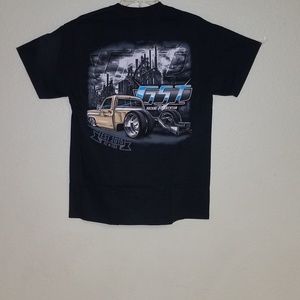men's black shop T-shirt